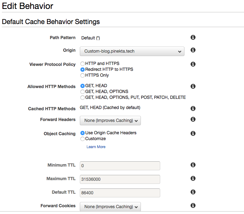 Behaviorの設定1